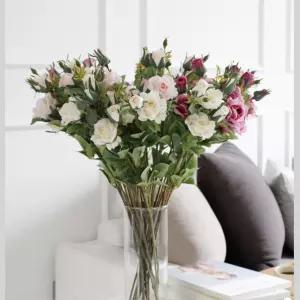 서재 파우더룸 장미 로즈 조화 장식 프리저브드 조화장식 인테리어소품 셀프웨딩소품