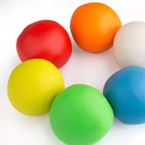 파크골프공 고탄성 야광 3겹 60mm 파란색 야외 축광 형광 단색