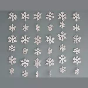 크리스마스 눈꽃 유리 벽 문 데코 장식 트리장식 겨울장식소품 크리스마스데코 X-MAS