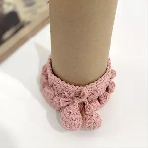 층간소음 뜨개 핑크 의자 발 커버 양말 다리양말 체어슈즈 의자발커버 양말커버