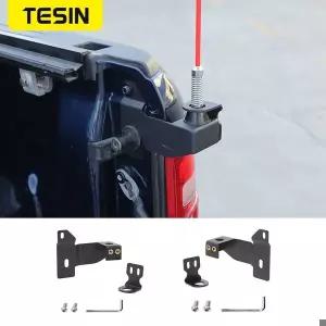 호환  TESIN 금속 자동차 뒷문 안테나 마운트 브래킷 홀더 Dodge RAM 1500 2018 2019 2020 2021 2022 외부