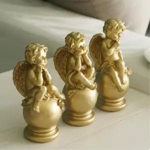 아기천사 석고상 식탁 테이블 인테리어 빈티지소품 소품 인테리어샵 앤틱꾸미기