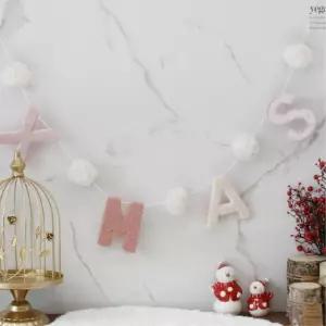 크리스마스 레터링 가렌드 문장식 파티 백화점 장식배너 메리크리스마스 연말 산타