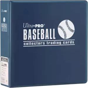 울트라 프로 - 3인치 야구 카드 앨범(블루) 트레이딩 스포츠 수집기 보호 보관 앨범 바인더 기념품