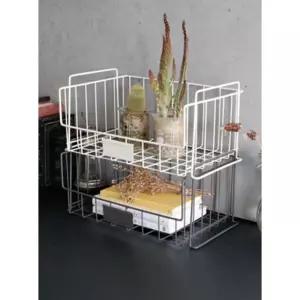 철제 바스켓 미니화분 잡지 양념통 수납 난받침대 플랜테리어 다육진열대 화분대