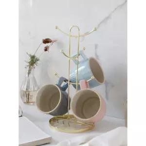 골드 컵걸이 인테리어 머그컵 컵홀더 컵정리대 머그컵홀더 컵거치 컵보관 멀티컵홀더