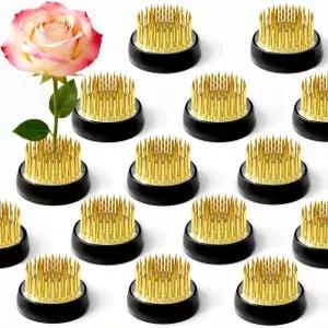 10Pcs 켄잔 34mm/1.34인치 지름 꽃핀 개구리 이케바나 꽃꽂이 홀더
