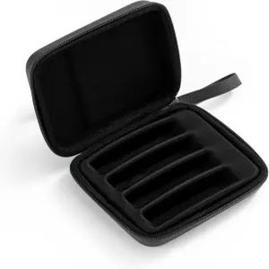 Trochilus 및 Blues Armonicas를 포함한 4인용 어깨 스트랩 지퍼 디스플레이 케이스가 있는 JDR 하모니카