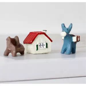 동키 당나귀 하우스 벤치 미니어처 장식 소품가게 카페감성 인테리어 카페미니어처