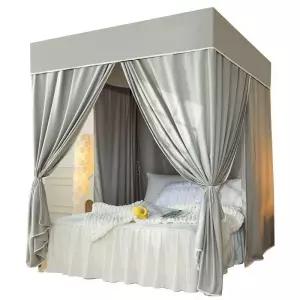 사각 난방텐트 암막 두꺼운 차단 찬바람 침대 커튼 방한텐트 텐트 실내 보온 방한 난방 수면