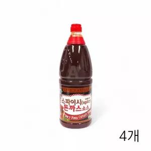 미담채 스파이시 돈까스 소스 2Kg X 4개 대용량 업소용식자재 경양식 일식돈가스소스 돈카츠양념