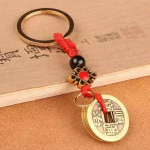 [셀러허브]금장 엽전 키링 고급 남녀공용 패션 키홀더 데일리 (S44293842)