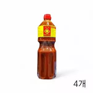 송림 돈까스소스 1.8L X 4개 업소용 경양식 돈가스소스 돈까스양념 일식돈까스소스 왕돈까스 경양식돈까스