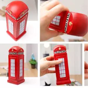 엔틱 빈티지 공중전화 박스 소품 카페미니어처 인테리어 장식소품 감성소품 분위기
