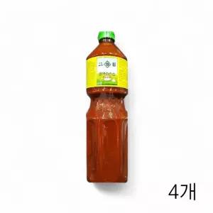 강산 그린 프리미엄 돈까스 소스 2kg X 4개 대용량 업소용 경양식 돈가스소스 일식소스 옛날돈까스