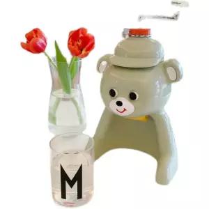 곰돌이 가정용 타이거 료코짱 레트로 기계 빙수기 팥빙수 일본