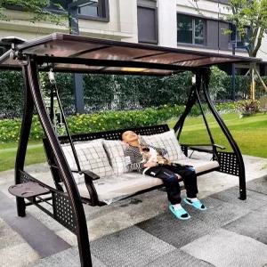 철제 그네벤치 전원주택 벤치 흔들벤치 정원 그네 야외