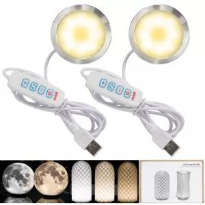 밤부 랩 메이커월드 3D 프린팅 DIY 하드웨어 모델 예비 부품 5V USB 전원 3000K 웜 라이트용 LED 램프 키트