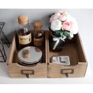 우드 인테리어 소품 서랍 엔틱 미니박스 엔틱장식 레트로 레트로감성 감성소품 빈티지
