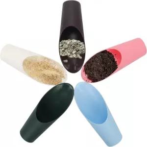 코이탁 분재 흙 스쿱 5개의 PCS 플라스틱 정원 다채로운 작은 가꾸기 도구