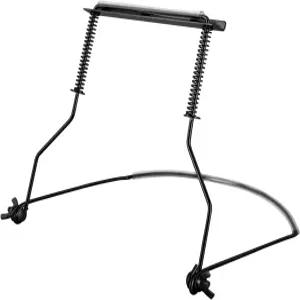 문백 하모니카 홀더 10홀 전문가용 조절 넥 핸즈 프리 하프 브레이스 업데이트 블랙