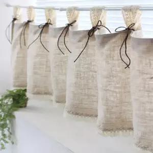 히피 베이지 린넨 인디안 리본 바란스 모던 심플커튼 밸런스 창문가리개 창문커튼