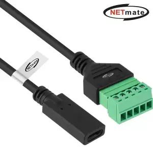넷메이트 182CGV35 NM-TG07 USB2.0 CF 터미널 블록 케이블 1m