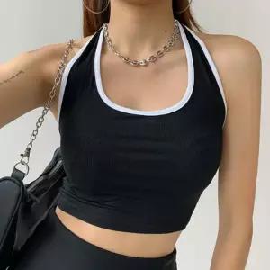 3컬러 홀터넥 코튼 크롭 나시 OSM_1006516