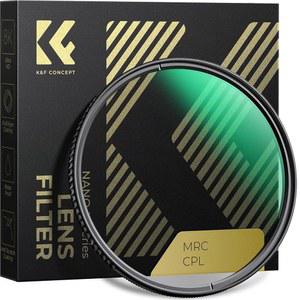 K&F 컨셉 82mm 원형 편광 필터 28 다층 코팅 초슬림 고화질 CPL 렌즈 필터(나노-X 시리즈)