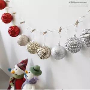 트리 크리스마스 반짝이 방울 오너먼트 성탄절꾸미기 츄리장식 트리용품 어린이집