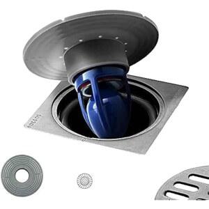 샤워 배수 바닥 역류 방지기 자기 부상 방지 단방향 밸브 고속 플러그 삽입 튜브 깊이 2.56-4.13인치(캘리버 2-3.9인치 , 3,15인치)에 적합합니다