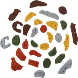 아토믹 암벽 등반 다양한 어스 톤으로 30개의 스크류 온 팩 세트 보유