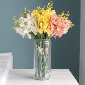 행운 후리지아 기분 전환 조화 번들 꽃장식 기념일촬영 인테리어꽃 셀프웨딩 고급조화