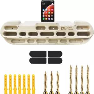 투 스톤 암벽 등반 핑거보드 도어 장착 훈련소 행보드 클라이밍 풀업 바 매달기 연습용 보드 및 손가락