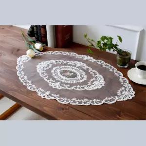프렌치 테이블 러너 레이스 테이블매트 실리콘매트 접시 테이블커버 식탁패드 북유럽