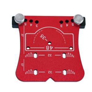 35mm 목공 힌지 홀 오프너 펀치 도구, 로케이터 및 제한 프레임, 빠르고 정확한 드릴링 장착