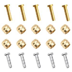 시마노 BH59/BH90 및 SRAM/Avid 브레이크 호스와 호환되는 10팩 자전거 유압 디스크 올리브 바브 인서트 키트