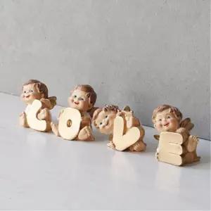 성탄절 신혼집 선물 아기천사 러브 장식 미니피규어 소품카페 테이블소품 인테리어