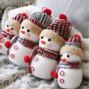 미니미 뜨개질모자 산타 트리오너먼트 장식소품 트리소품 크리스마스 크리스마스트리