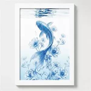 합격을부르는 잉어 액자 금전운 합격운 풍수 인테리어