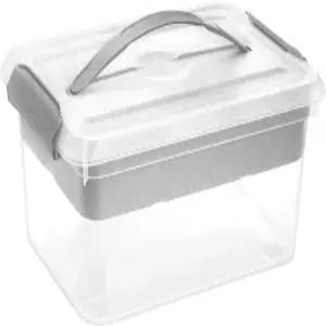 탈착식 트레이가 있는 예스랜드 스택 캐리 박스 16 x 11 6.5 인치 플라스틱 아트 용품 보관 정리함 공예품