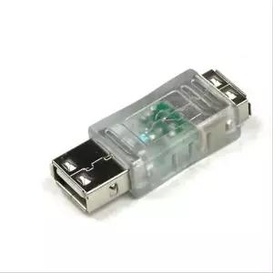 USB 260RQB84 LED 젠더 청색 -USB 2.0 Type A F F