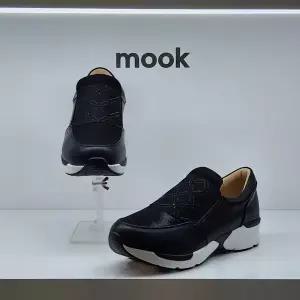 [무크]여성 체크 핫픽스 밴딩 슬립온 422304 AA THZT2SD_CA