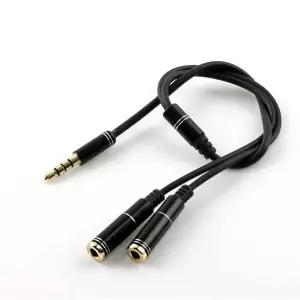 스테레오 338NQS59 케이블 4극 2분배 Y형 AUX Stereo 3 ITB687