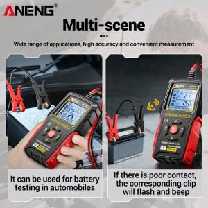 호환 ANENG 신속 감지 자동차 배터리 테스터 전원 불필요 절연 악어 클립 BT175+B05 드라이버 전기 펜