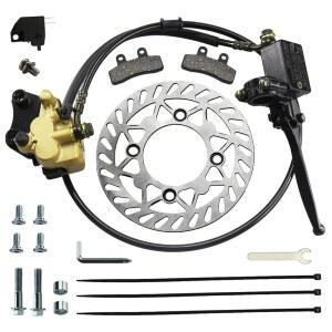 PRO BAT 프론트 디스크 유압 브레이크 마스터 실린더 캘 어셈블리 + 190mm 로터 패드 - 50cc 70cc 90cc 110cc 125cc 아톰릭 SSR 아폴로 중국 더트 바이크 피트