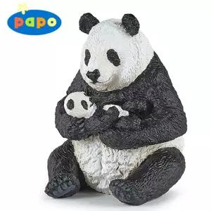 50196 모형완구 팬더와 동물 아기팬더 앉아있는