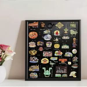 여행자석보드 아치 액자 벽걸이 칠판 냉장고 반원형 기념