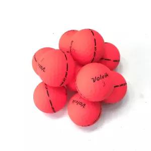 중고  비비드 XT AMT 무광 3피스 골프공 레드 10개 새볼 (로스볼 x)