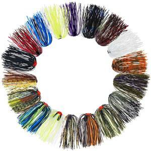 OROOTL 실리콘 지그 스커트 스피너베이트 교체용 베이스 낚시 미끼 DIY 버즈베이트 오징어 액세서리